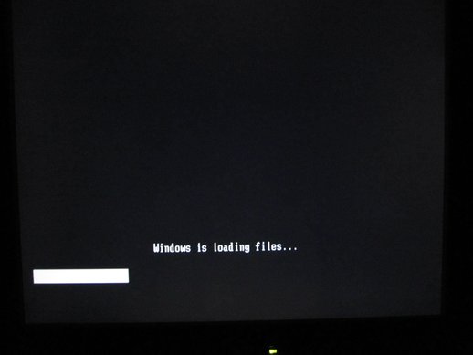 Windows is loading files