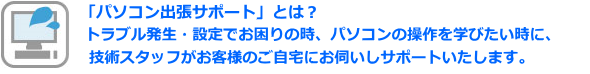 サポートメッセージ